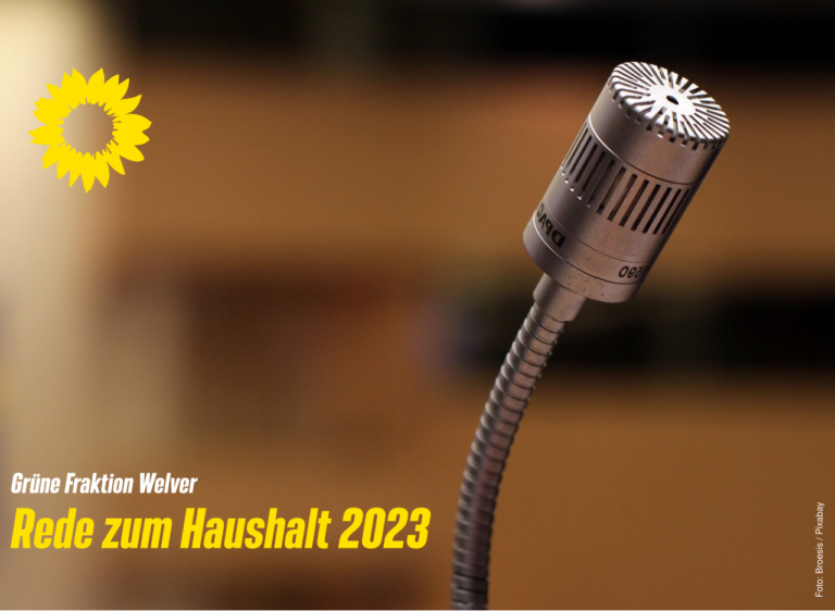 Rede zum Haushalt 2023