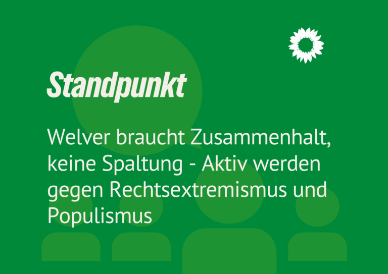 Standpunkt: Welver braucht Zusammenhalt, keine Spaltung